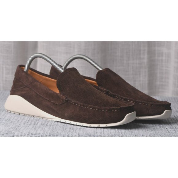 New! Size: 9 Men | Olukai KA\'A Leather Suede Loafer | Brown | 10535-6363 main image 10